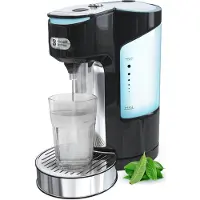 Kitchenbrothers Distributeur d'eau chaude - 2L - 27,8 x 17,20 x 28 - 3000W - inox/noir