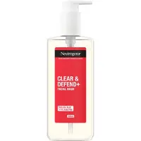 Neutrogena Clear & Defend+ Anti-Pimple Cleansing Gel (Facial Wash) 200 ml