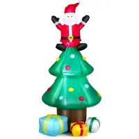 Costway Petit sapin de Noël 60cm, mini sapin de Noël avec 76/108 branches, baies rouges et socle, sapin de Noël de table artificiel pour la maison et le bureau