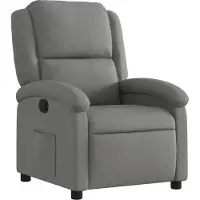 vidaXL Fauteuil relax gris foncé Tissu