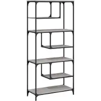 vidaXL Bibliothèque sonoma gris 81x36x176 cm bois d'ingénierie