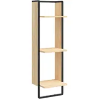 vidaXL Étagère murale 3 niveaux chêne sonoma 30x25x100 cm