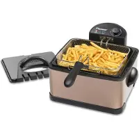 Bestron Friteuse DF402CO 4,5 L Cuivre
