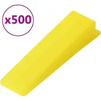 vidaXL Cales de nivellement pour carrelage 500 pcs.