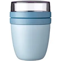 Mepal Ellipse boîte à bento teinte/couleur Nordic Blue, 500 + 200 ml 1 pcs
