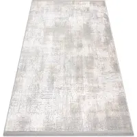 Rugsx Tapis TULS structural, franges 51231 vintage ivoire / gris 180x270 cm