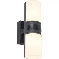 Lutec Applique de façade extérieure CYRA - MOVEMENT SENSOR anthracite 5198102118