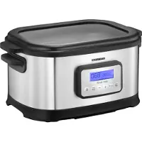 Melissa Cuiseur sous vide, capacité 6 L, 520 W, noir/acier inoxydable