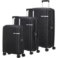 American Tourister Liftoff Spinner Tsa 33.5/70/95.5l Trolley Bag 3 Units Noir