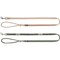 Trixie Hondenriem Mimetico Premium Met Neopreen Camouflage Bosgroen (M, L, Chien, Sport canin)
