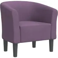 vidaXL Chaise club en tissu violet