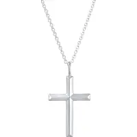 KUZZOI Chaîne 'Kreuz' argent