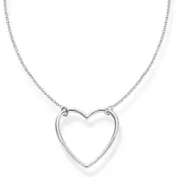 Thomas Sabo Powerful Symbols Collier à coeur, (Argent 925, Argent 925, Argent sterling 925, 40 - 45 cm)