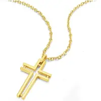 Police Framed Necklace Doré Homme