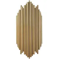 Opviq , Kara - 13346, appliques murales, or, métal, 18 x 8 x 40 cm