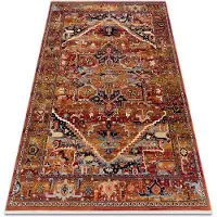 Rugsx Tapis KESHAN franges, Ornement oriental 2886/53588 bordeaux 120x145 cm