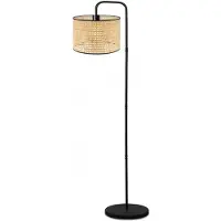 Opviq , AYD-3269, lampadaire, 100 % ROTIN, crème, 28 x 28 x 150 cm
