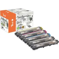 Peach PT641 0F111915 toner laser noir, jaune toner laser / cartouche