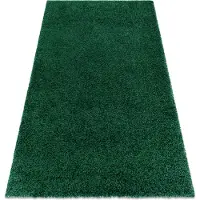 Rugsx Tapis SOFFI shaggy 5cm bouteille verte 80x150 cm