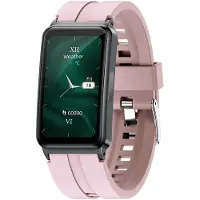 INF Montre intelligente avec ECG/HRV, fréquence cardiaque, divers modes sportifs Rose