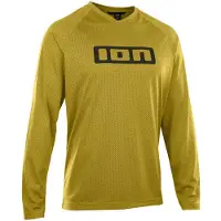 iON Logo Long Sleeve Enduro Jersey Jaune 2XS Homme