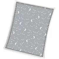 Carbotex Couverture de Noël Supersoft 130/170cm Lune, KNL23302323B