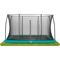 Salta Comfort Edition Ground Trampoline - 366x244cm - rectangulaire - vert