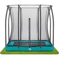 Salta Comfort Edition Ground Trampoline - 214x153cm - rectangulaire - vert