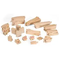BRIO rails de train en bois 50 pcs 33772