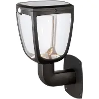 Sylvania Gizmo Solar Wall Light Lantern, éclairage mural pour l'extérieur, noir, acrylonitrile-butadiène-styrène (ABS), IP54, route, III