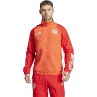 Adidas Hommes, Veste de running, Bayern Pre Jacke (M), Rouge, M