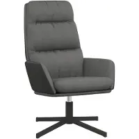 vidaXL Chaise de relaxation Gris clair Tissu