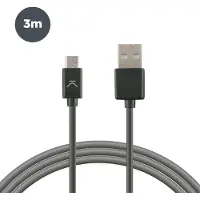 Ksix C 3 M Câble Usb Noir Noir One Size