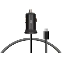 Ksix Chargeur de voiture 2,1 A USB noir