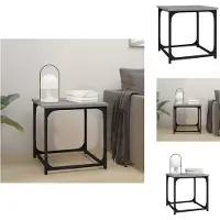 vidaXL Table d'appoint Gris Sonoma 40x40x40 cm Bois composite - Tables basses