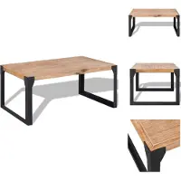 vidaXL Table basse en acacia massif 100 x 60 x 45 cm - Tables basses