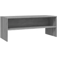 vidaXL Armoire TV Gris Sonoma 100x40x40 cm Bois composite