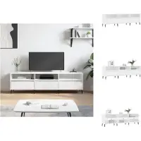 vidaXL Armoire TV Blanc 150x30x44,5 cm Bois composite - Meuble TV
