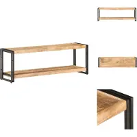 vidaXL Armoire TV 120x30x40 cm Bois de manguier brut - Meuble TV