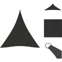 vidaXL Voile d'ombrage Oxford-Tissu Triangulaire 5x7x7 m Anthracite - Parasols & Protection solaire