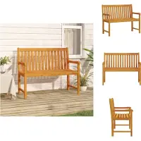 vidaXL Banc de jardin 110 cm bois massif acacia - Bancs de jardin