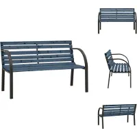 vidaXL Banc de jardin pour enfants 81 cm Bois de sapin chinois Gris - Bancs de jardin