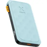 Xtorm Fuel Series 5 Powerbank 20W, 10 000 mAh, 2 x USB-C / 1 x USB-A, Résistant en avion, Convient pour Samsung et iPhone, Teal Blue
