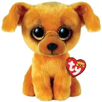 Multisoppi 36393 Peluche Beanie Boos - Chien Zuzu, 15 cm
