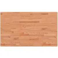 vidaXL Dessus de table 100x60x2,5cm rectangulaire bois massif de hêtre