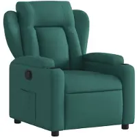 vidaXL Fauteuil relax vert foncé Tissu