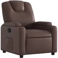 vidaXL Fauteuil relax brun similicuir