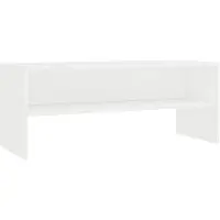 vidaXL Meuble TV Blanc 100x40x40 cm Bois d’ingénierie800045