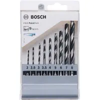 Bosch Hexagonal Hss Pointteq Metal Drill Bit 9 Units Argenté