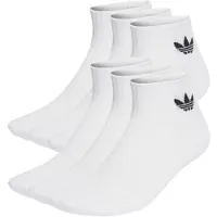 Adidas Chaussettes 'Mid Ankle 6 Pairs' noir / blanc